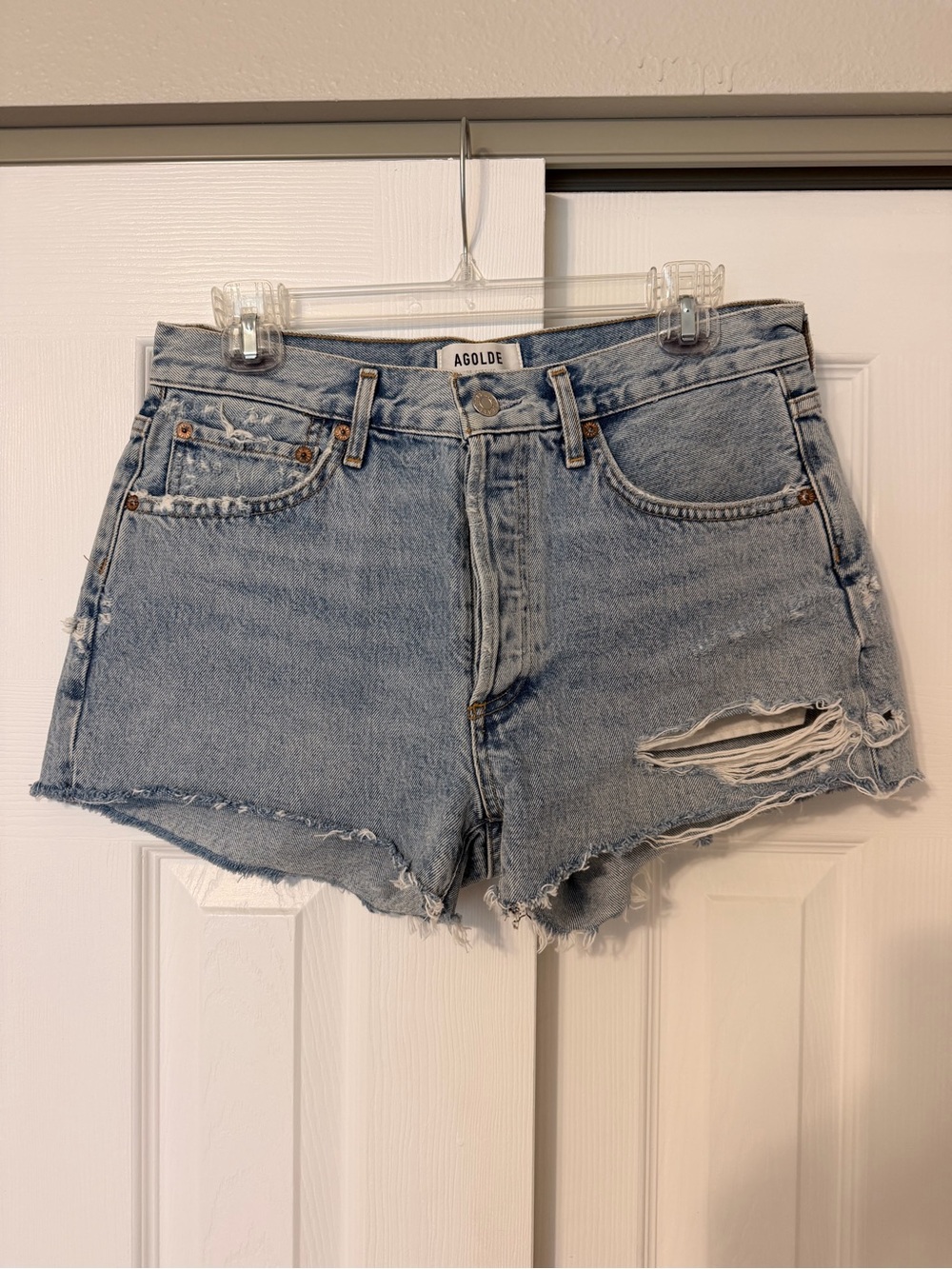 Agolde Parker Vintage Cut Off Shorts